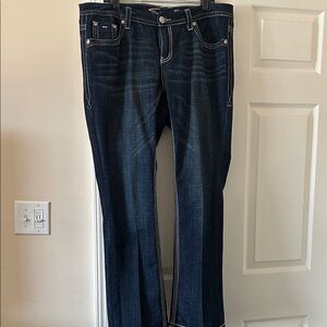 Seven7 Dark Blue Boot Cut Jeans